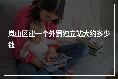 [year]岚山区建一个外贸独立站大约多少钱