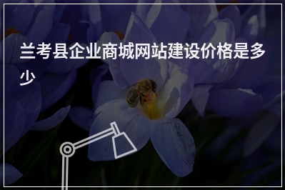 [year]兰考县企业商城网站建设价格是多少