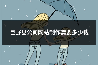 [year]巨野县公司网站制作需要多少钱