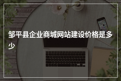 [year]邹平县企业商城网站建设价格是多少