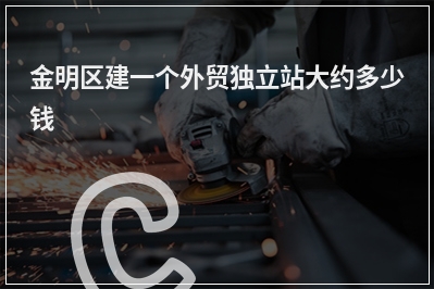 [year]金明区建一个外贸独立站大约多少钱