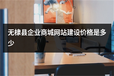 [year]无棣县企业商城网站建设价格是多少