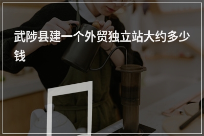[year]武陟县建一个外贸独立站大约多少钱