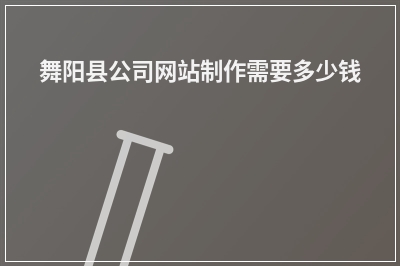 [year]舞阳县公司网站制作需要多少钱