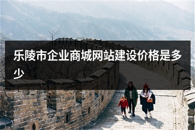 [year]乐陵市企业商城网站建设价格是多少