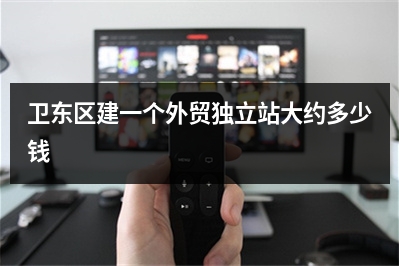 [year]卫东区建一个外贸独立站大约多少钱