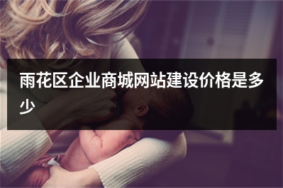 [year]雨花区企业商城网站建设价格是多少
