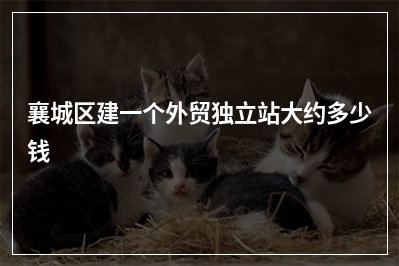 [year]襄城区建一个外贸独立站大约多少钱