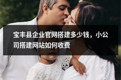[year]宝丰县企业官网搭建多少钱，小公司搭建网站如何收费
