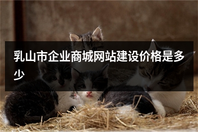 [year]乳山市企业商城网站建设价格是多少