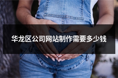 [year]华龙区公司网站制作需要多少钱