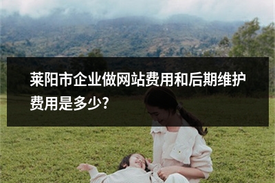 [year]莱阳市企业做网站费用和后期维护费用是多少?