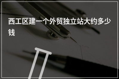 [year]西工区建一个外贸独立站大约多少钱
