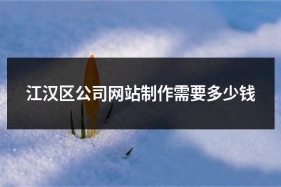 [year]江汉区公司网站制作需要多少钱