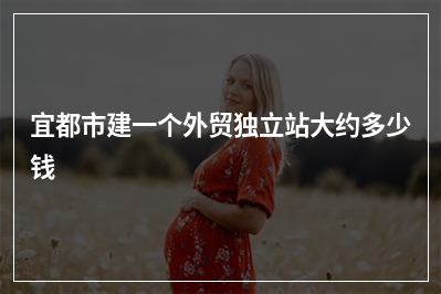 [year]宜都市建一个外贸独立站大约多少钱