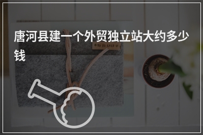[year]唐河县建一个外贸独立站大约多少钱
