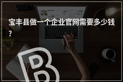 [year]宝丰县做一个企业官网需要多少钱?