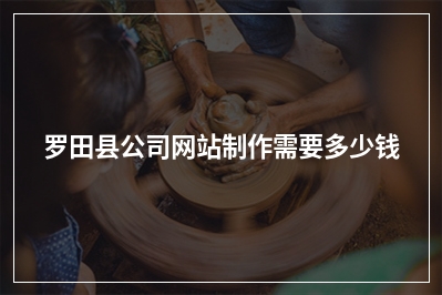 [year]罗田县公司网站制作需要多少钱