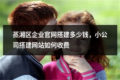[year]蒸湘区企业官网搭建多少钱，小公司搭建网站如何收费