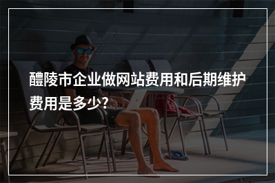 [year]醴陵市企业做网站费用和后期维护费用是多少?