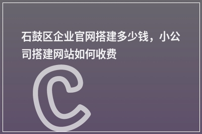 [year]石鼓区企业官网搭建多少钱，小公司搭建网站如何收费
