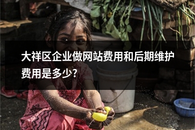 [year]大祥区企业做网站费用和后期维护费用是多少?