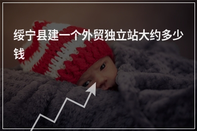 [year]绥宁县建一个外贸独立站大约多少钱